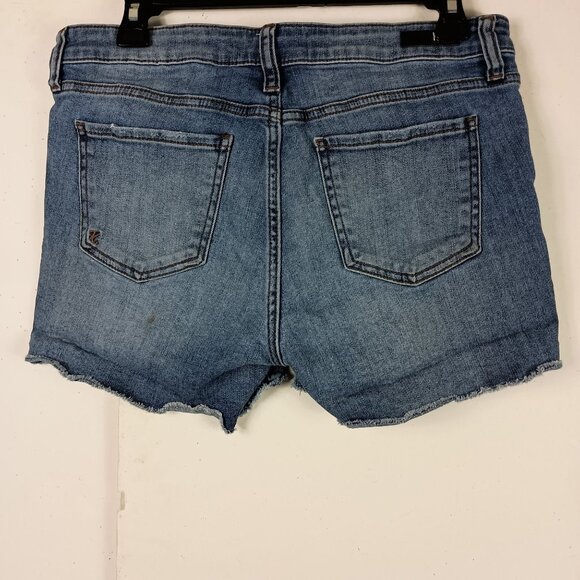 Kut From The Kloth Gidget Fray Shorts Womens Size 8 Casual Summer Streetwear - Picture 2 of 5